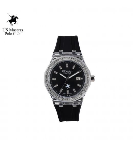 นาฬิกา US Master Polo Club USM-DG04-BK DETROIT LADDY MERGE DATE BLACK	