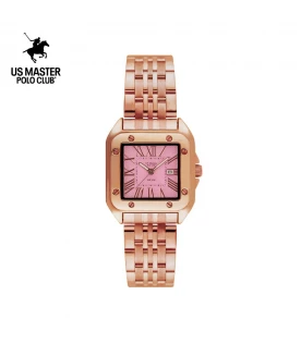 นาฬิกา US Master Polo Club USM-DE16-RG-NIP FIRST LADY NO.4 33MM ROSEGOLD / NIPPON	