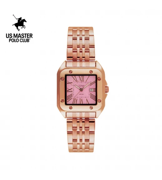 นาฬิกา US Master Polo Club USM-DE16-RG-NIP FIRST LADY NO.4 33MM ROSEGOLD / NIPPON	