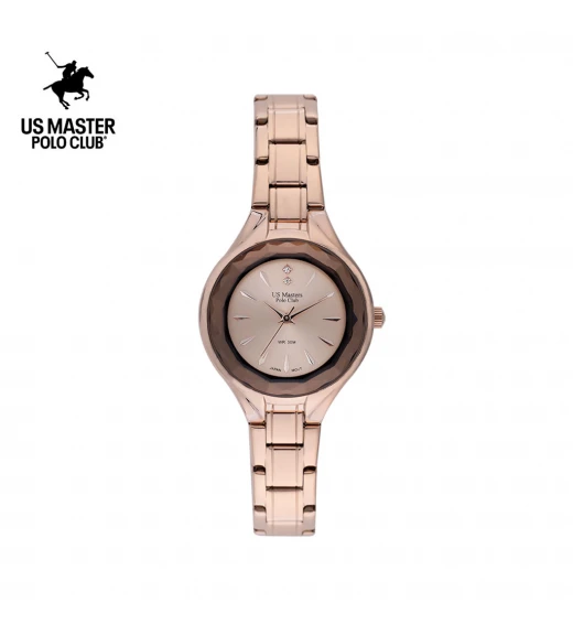 "นาฬิกา US Master Polo Club USM-USM-DE19-RG FIRST LADY CRYSTALLINE ROSEGOLD "	