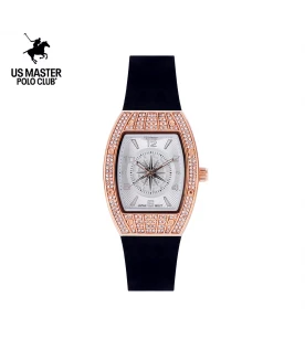 นาฬิกา US Master Polo Club USM-DF18-BK-RWE RX-1 BILLIONAIRE COMPASS BLACK / ROSEGOLD WHITE	