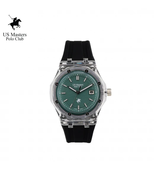 นาฬิกา US Master Polo Club USM-DG03-BK-CGN OCTAGON ROYAL PRISTINE BLACK / CYPRUS GREEN	