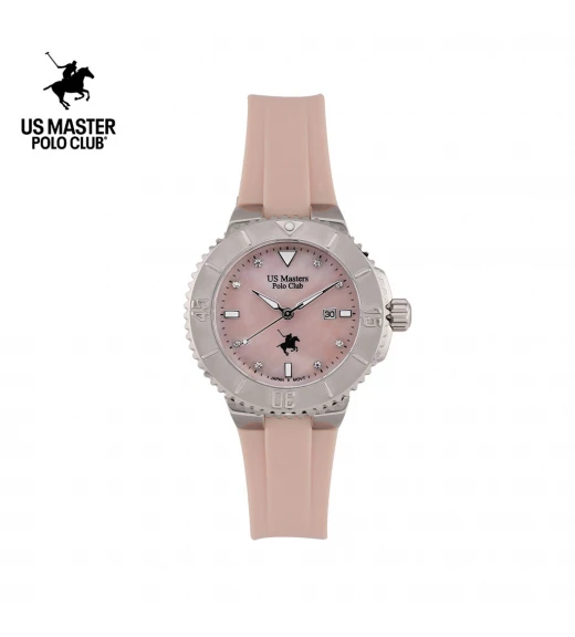 นาฬิกา US Master Polo Club USM-DE15-LPK OHIO CLASS BONNY DATE  LIGHT PINK	