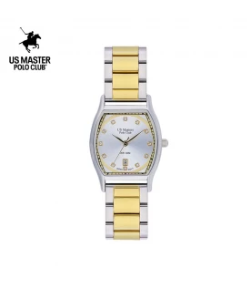 นาฬิกา US Master Polo Club USM-DE24-SGD-WE FIRST LADY REGAL 28 MM SILVER GOLD / WHITE	