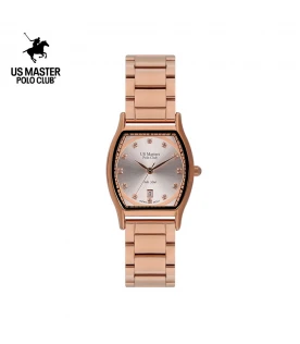 นาฬิกา US Master Polo Club USM-DE24-RG-WE FIRST LADY REGAL 28 MM ROSEGOLD / WHITE	