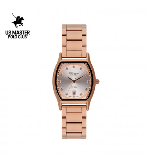 นาฬิกา US Master Polo Club USM-DE24-RG-WE FIRST LADY REGAL 28 MM ROSEGOLD / WHITE	
