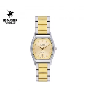 นาฬิกา US Master Polo Club USM-DE24-SGD-GD FIRST LADY REGAL 28 MM SILVER GOLD / GOLD	
