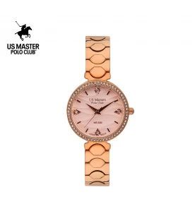 นาฬิกา US Master Polo Club USM-DF11-RG-LPK FIRST LADY WIND ROSEGOLD / LIGHT PINK	