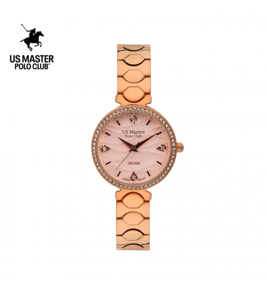 นาฬิกา US Master Polo Club USM-DF11-RG-LPK FIRST LADY WIND ROSEGOLD / LIGHT PINK	