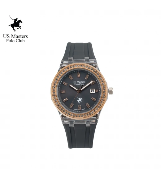 นาฬิกา US Master Polo Club USM-DG04-RG-GY DETROIT LADDY MERGE DATE ROSEGOLD / GREY	