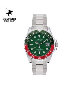 นาฬิกา US Master Polo Club USM-EA02-GNR-GN OHIO CLASS M.3 DATE GREEN RED / GREEN	