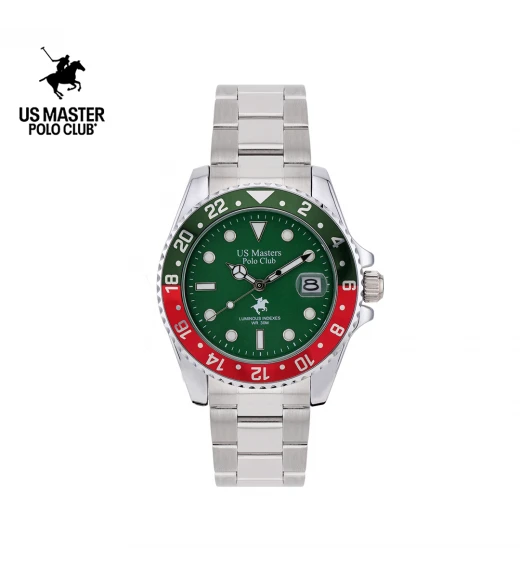 นาฬิกา US Master Polo Club USM-EA02-GNR-GN OHIO CLASS M.3 DATE GREEN RED / GREEN	