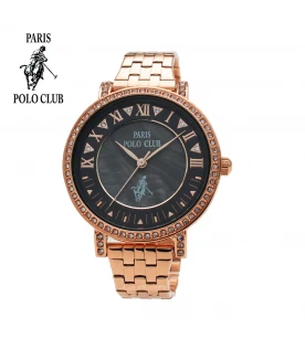 นาฬิกาข้อมือ PARIS POLO CLUB PPC-230305-RG-BK  Rose Gold Black	