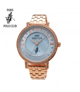 นาฬิกาข้อมือ PARIS POLO CLUB PPC-230305-RG-BU  Rose Gold Blue	