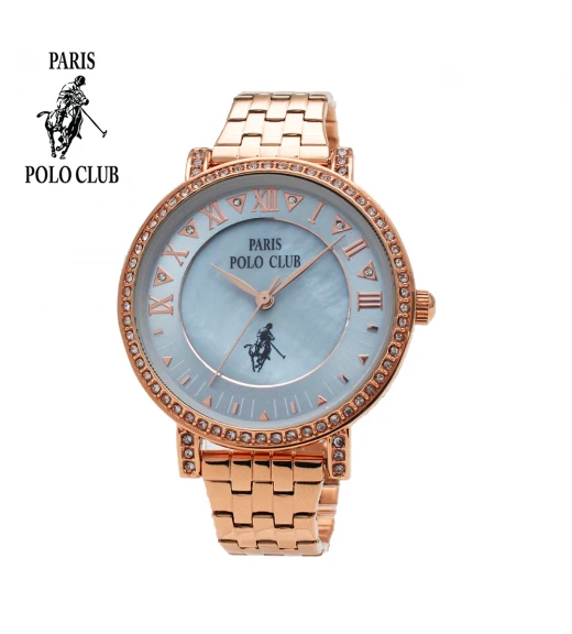 นาฬิกาข้อมือ PARIS POLO CLUB PPC-230305-RG-BU  Rose Gold Blue	