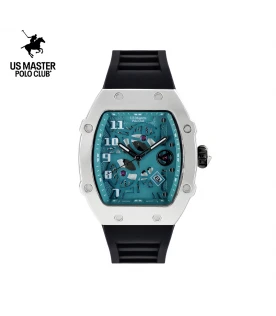 นาฬิกา US Master Polo Club USM-DK01-BK-RCY RX-1 VORTEX M.3  BLACK / CYAN	