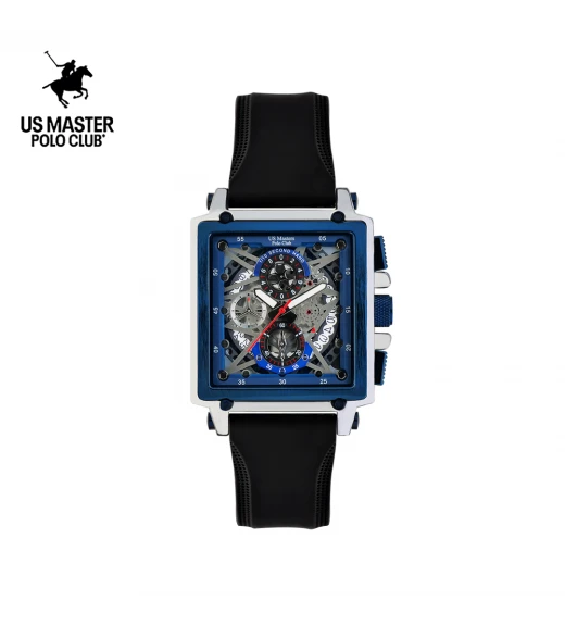 นาฬิกา US Master Polo Club USM-DK06-BU-BU TITAN CHRONO SQUARE BLUE / BLUE	