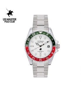 นาฬิกา US Master Polo Club USM-EA02-GNR-WE OHIO CLASS M.3 DATE GREEN RED / WHITE	