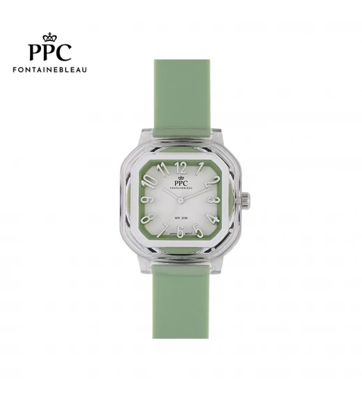 นาฬิกาข้อมือ PARIS POLO CLUB PPC-DC49A-GN-WE JEUNESSE VIVID 38 MM GREEN / WHITE	