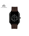 "นาฬิกาข้อมือ PARIS POLO CLUB PPC-DH01-BR-IPB  JEUNESSE QUAD EDGE ROMAN DATE BROWN / PLATING BLACK"	