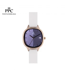 นาฬิกาข้อมือ PARIS POLO CLUB PPC-DF01-WE-VLT JEUNESSE LUNE 31 MM WHITE / VIOLET	