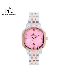 นาฬิกาข้อมือ PARIS POLO CLUB PPC-DG01-SRG-PK DORÉE COURT DATE SILVER SILVER ROSEGOLD / PINK	
