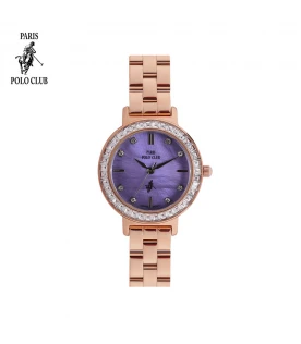 นาฬิกาข้อมือ PARIS POLO CLUB PPC-DC41-RG-VLT ÉTOILE CARRÉ DIAMOND ROSEGOLD / VIOLET	