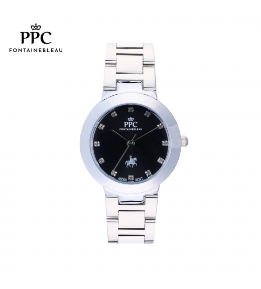 นาฬิกาข้อมือ PARIS POLO CLUB PPC-DF05-BK JOAN SOLEIL CLASSIC BLACK	