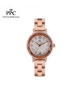 นาฬิกาข้อมือ PARIS POLO CLUB PPC-DI01-RG-WE ÉTOILE FLEUR DE ROSEGOLD / WHITE	