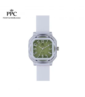 นาฬิกาข้อมือ PARIS POLO CLUB PPC-DC49A-WE-GN JEUNESSE VIVID 38 MM WHITE / GREEN	