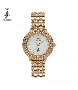 นาฬิกาข้อมือ PARIS POLO CLUB PPC-230709-RG-WE   ROSE GOLD/WHITE	