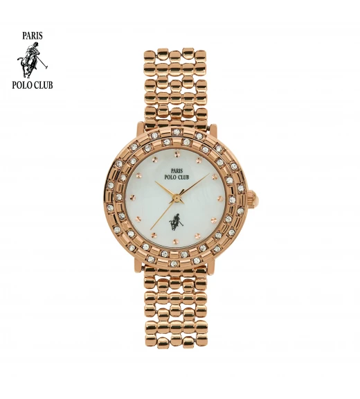 นาฬิกาข้อมือ PARIS POLO CLUB PPC-230709-RG-WE   ROSE GOLD/WHITE	