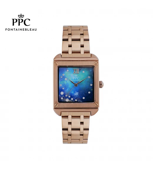 "นาฬิกาข้อมือ PARIS POLO CLUB PPC-DG04-RG-GN  DORÉE COSMO ROSEGOLD / GREEN"	