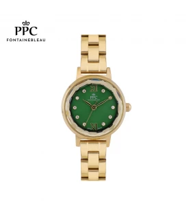 นาฬิกาข้อมือ PARIS POLO CLUB PPC-DI01-GD-MGN ÉTOILE FLEUR DE GOLD / MUD GREEN	