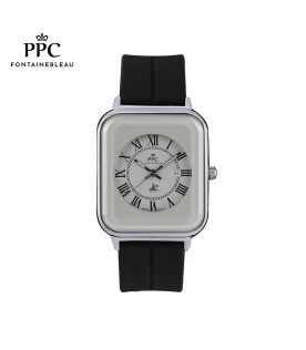 "นาฬิกาข้อมือ PARIS POLO CLUB PPC-DH01-BK-LGY  JEUNESSE QUAD EDGE ROMAN DATE BLACK / LIGHT GREY"	