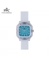 นาฬิกาข้อมือ PARIS POLO CLUB PPC-DC49A-WE-CY JEUNESSE VIVID 38 MM WHITE / CYAN	