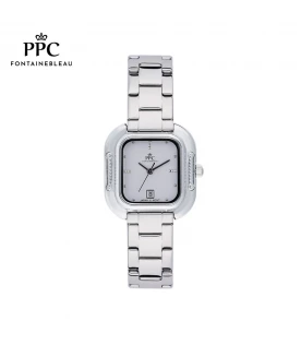นาฬิกาข้อมือ PARIS POLO CLUB PPC-DF07-WE DORÉE CORDE DATE WHITE	