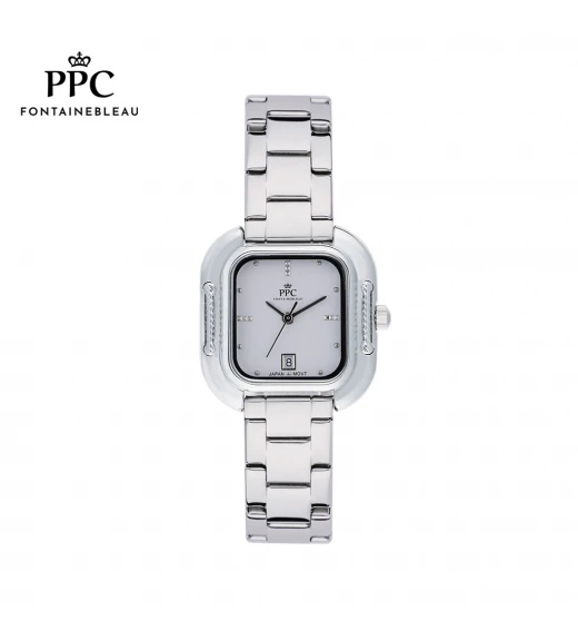 นาฬิกาข้อมือ PARIS POLO CLUB PPC-DF07-WE DORÉE CORDE DATE WHITE	