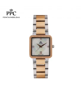 นาฬิกาข้อมือ PARIS POLO CLUB PPC-DH03-SRG-WE DORÉE GOTHIC DATE SILVER ROSEGOLD / WHITE	