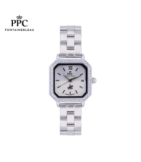 นาฬิกาข้อมือ PARIS POLO CLUB PPC-DI06-WE DORÉE NOVEL FACE DATE WHITE	