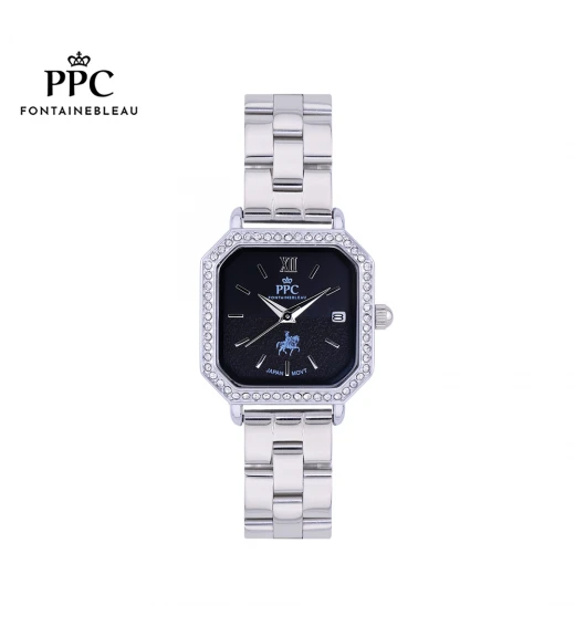 นาฬิกาข้อมือ PARIS POLO CLUB PPC-DI06-BK DORÉE NOVEL FACE DATE BLACK	