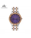 นาฬิกาข้อมือ PARIS POLO CLUB PPC-DF08-SRG-VLT ÉTOILE ECLIPSE ROYALE DATE SILVER ROSEGOLD / VIOLET	