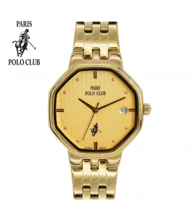นาฬิกาข้อมือ PARIS POLO CLUB PPC-230801-GD  GOLD	