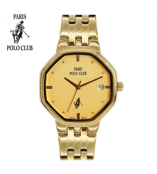 นาฬิกาข้อมือ PARIS POLO CLUB PPC-230801-GD  GOLD	