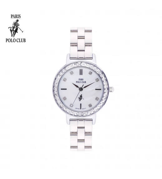 นาฬิกาข้อมือ PARIS POLO CLUB PPC-DC41-WE ÉTOILE CARRÉ DIAMOND WHITE	