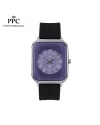 "นาฬิกาข้อมือ PARIS POLO CLUB PPC-DH01-BK-LIC  JEUNESSE QUAD EDGE ROMAN DATE BLACK / LILAC"	