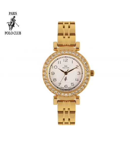 นาฬิกาข้อมือ PARIS POLO CLUB PPC-DC30-GD-WE ÉTOILE ELITE NO.30 GOLD / WHITE	