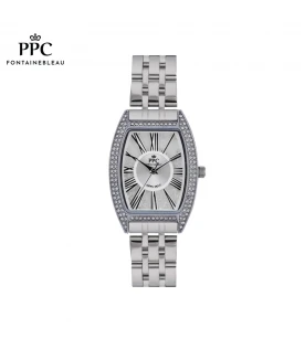 นาฬิกาข้อมือ PARIS POLO CLUB PPC-DF02-WE DORÉE CLARTÉ ROMAN WHITE	