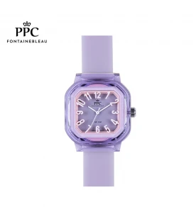 นาฬิกาข้อมือ PARIS POLO CLUB PPC-DC49A-LC-IPV JEUNESSE VIVID 38 MM PLATING VIOLET	