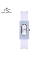 นาฬิกาข้อมือ PARIS POLO CLUB PPC-DF03-WE-WE DORÉE OVALE CARRÉ MODERN WHITE / WHITE	